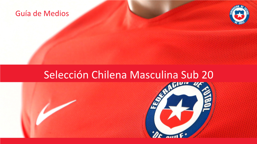 Chilena Masculina Sub 20 Cuerpo Técnico