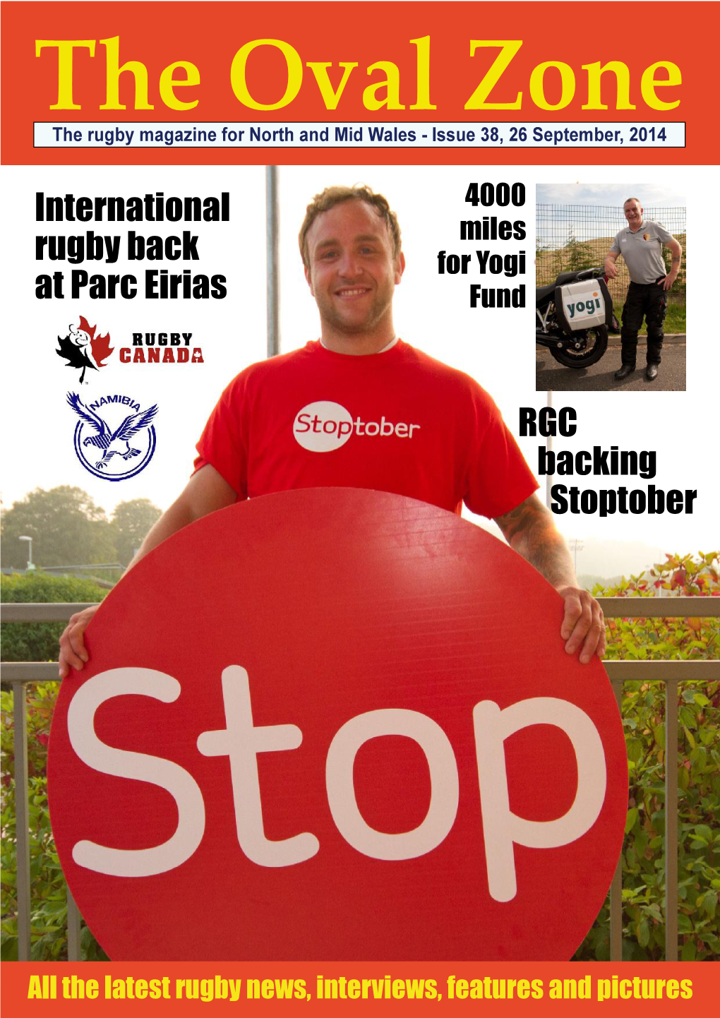 RGC Backing Stoptober International Rugby Back at Parc Eirias