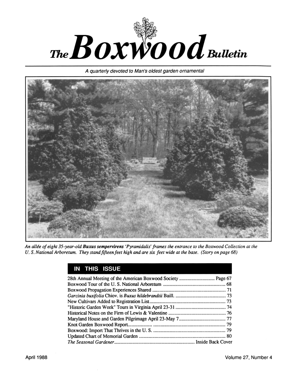 Theb Oxwood Bulletin