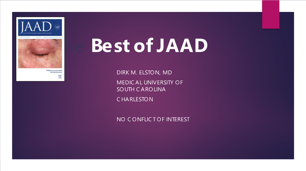 The Best of JAAD