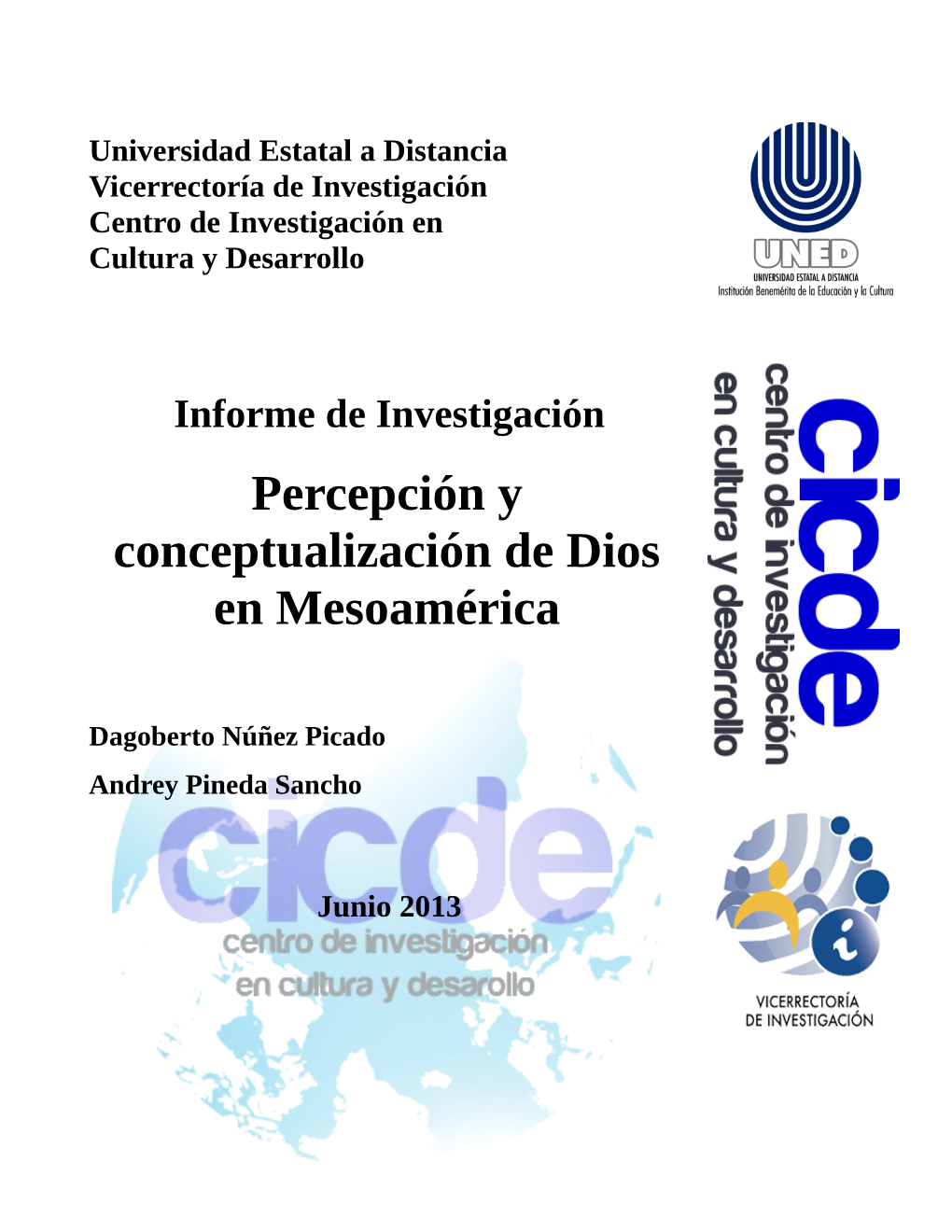 Percepción Y Conceptualización De Dios En Mesoamérica