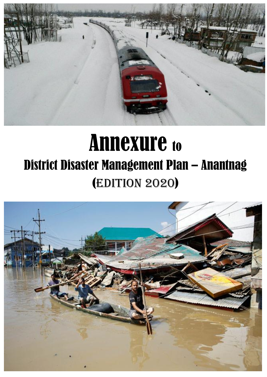 Annexure to District Disaster Management Plan – Anantnag (Edition 2020)