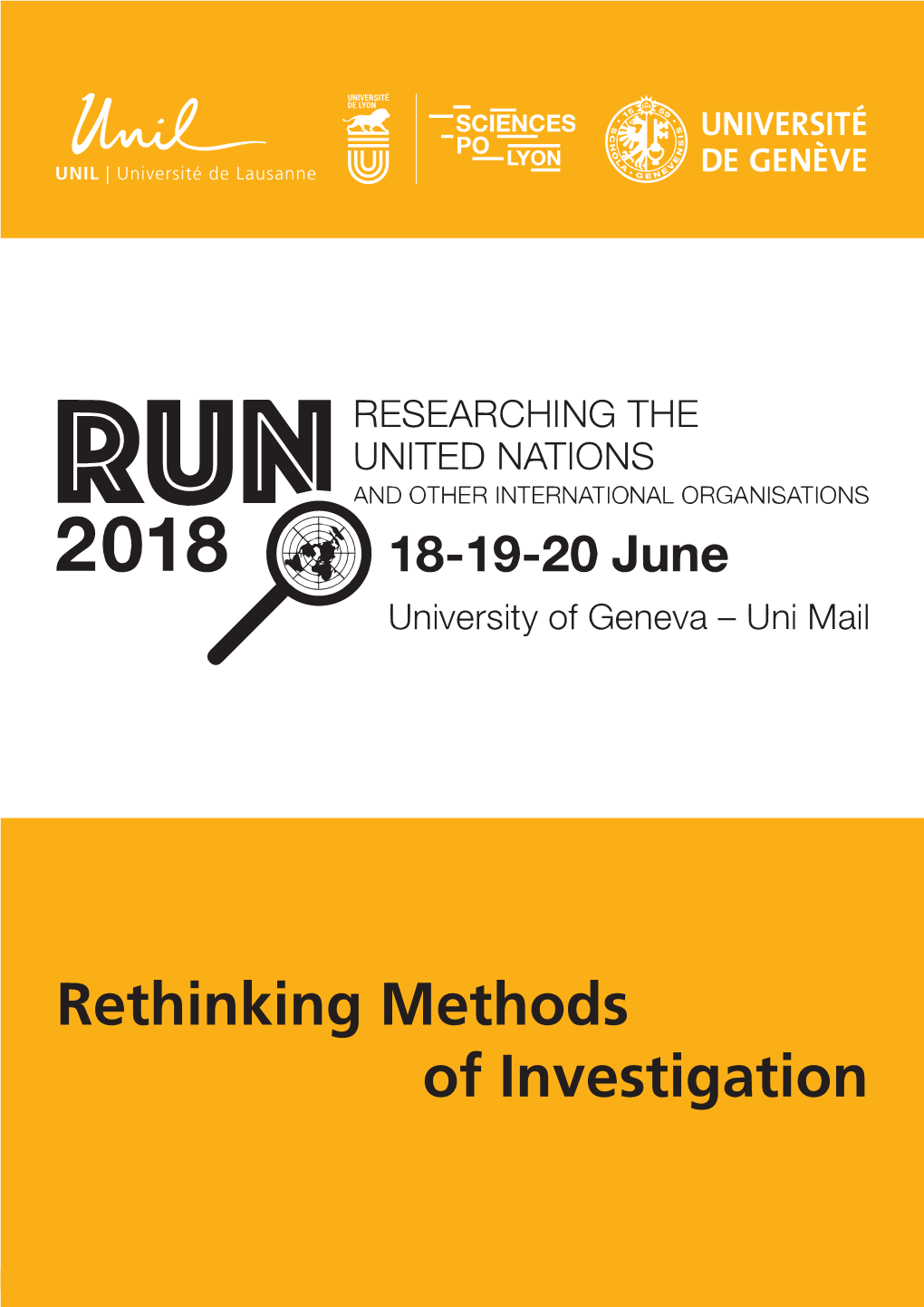 Rethinking Methods of Investigation