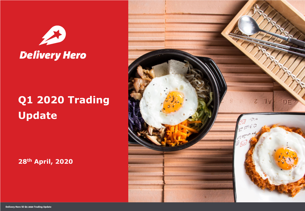 Q1 2020 Trading Update