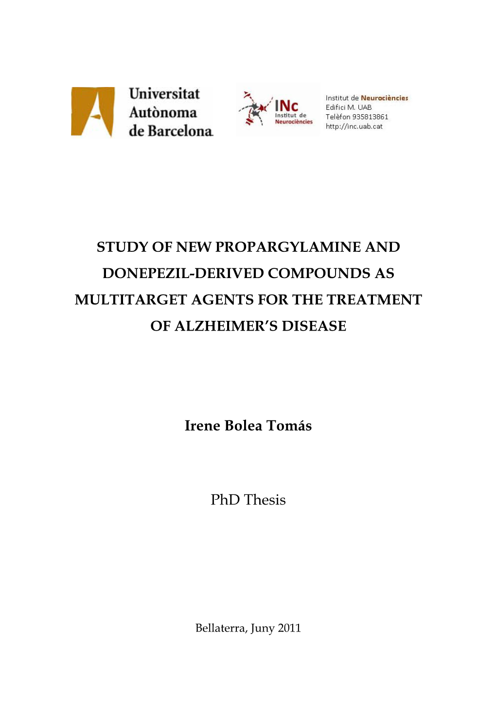 Irene Bolea Tomás Phd Thesis