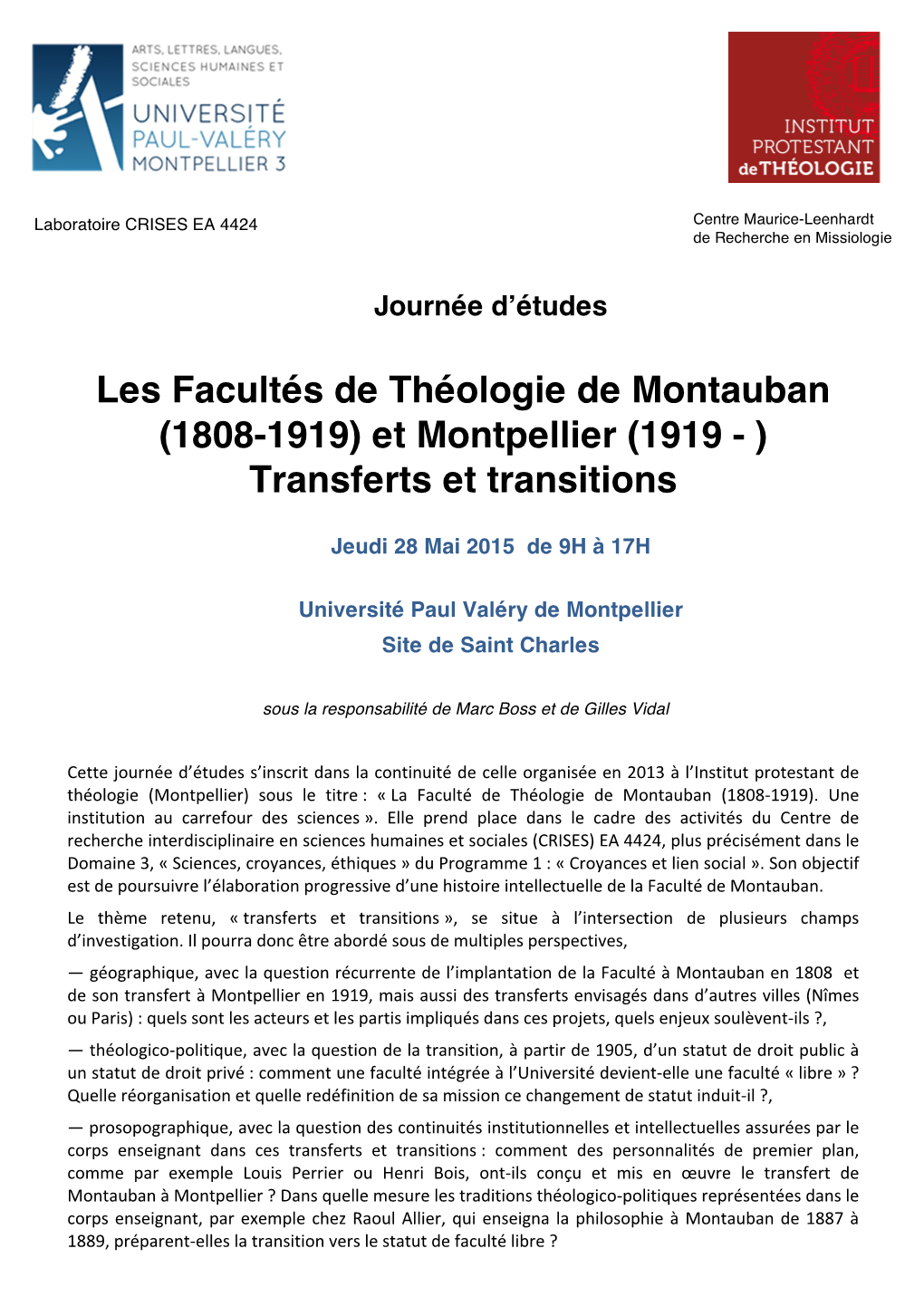 Et Montpellier (1919 - ) Transferts Et Transitions