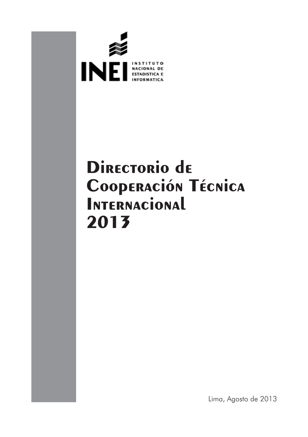 Directorio De Cooperación Técnica Internacional 2013