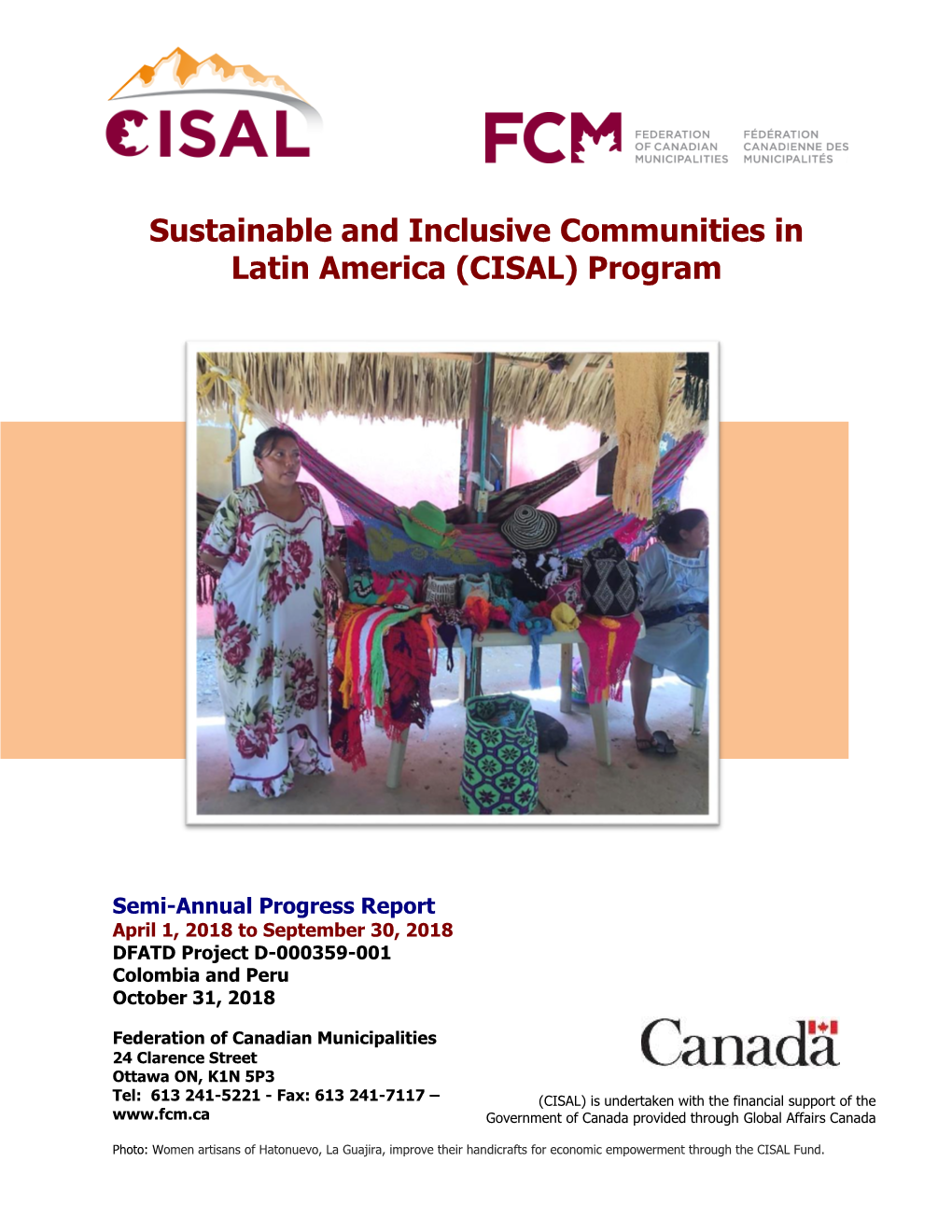 Sustainable and Inclusive Communities in Latin America (CISAL) Program