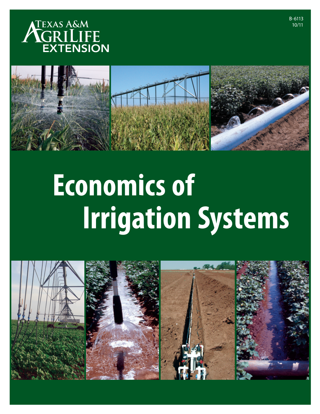 B-6113 Economics of Irrigation Systems