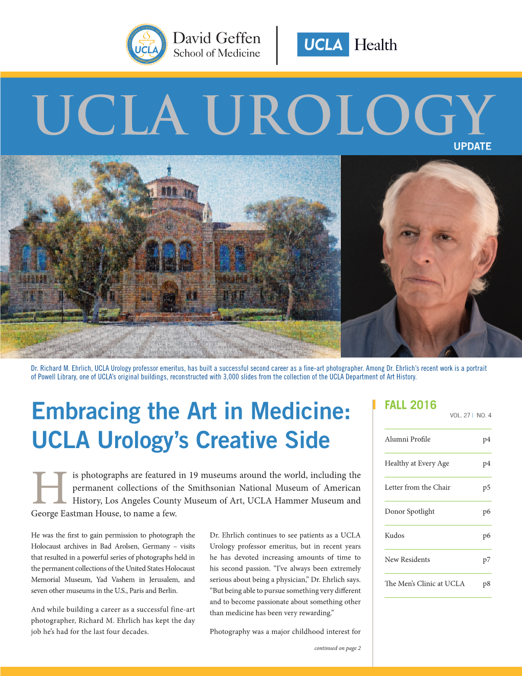 Embracing the Art of Medicine: UCLA Urology's Creative Side