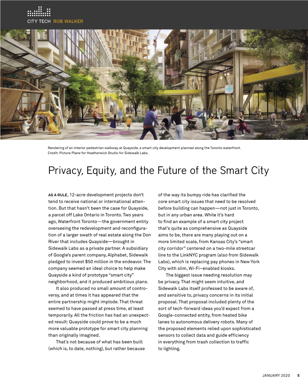 City Tech: Privacy, Equity, and the Future of the Smart City