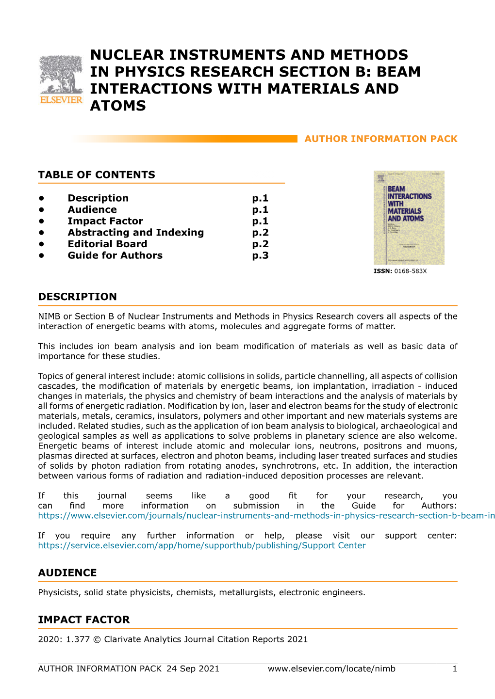 Nuclear Instruments and Methods in Physics Research Section B: Beam Interactions with Materials and Atoms