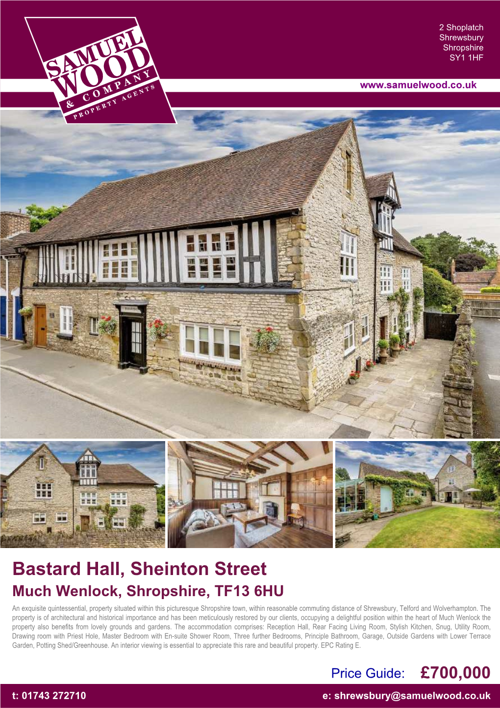 Bastard Hall, Sheinton Street