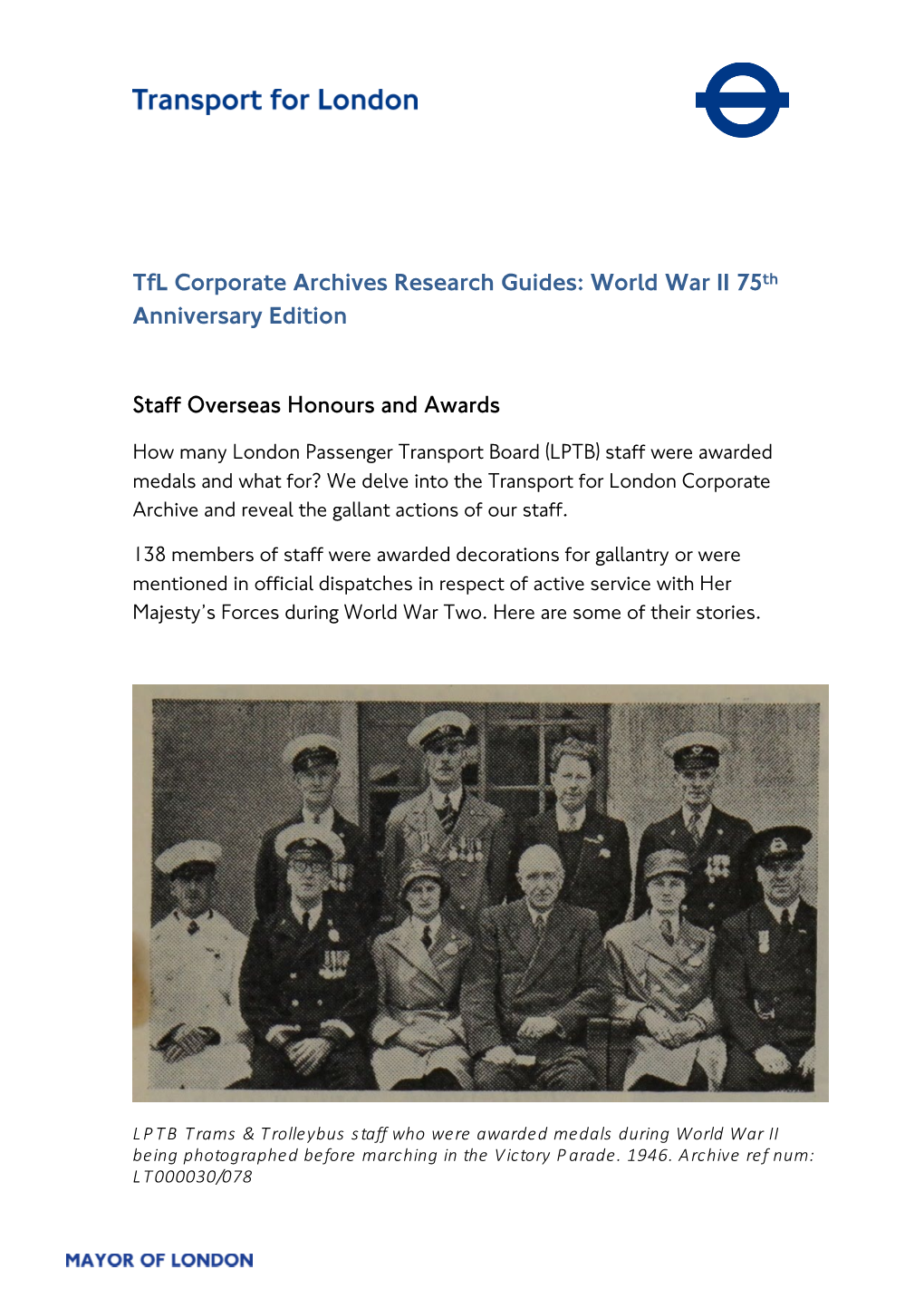 Honours and Awards Won by Staff Overseas