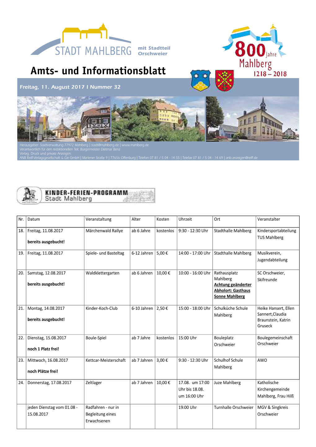 Amts- Und Informationsblatt