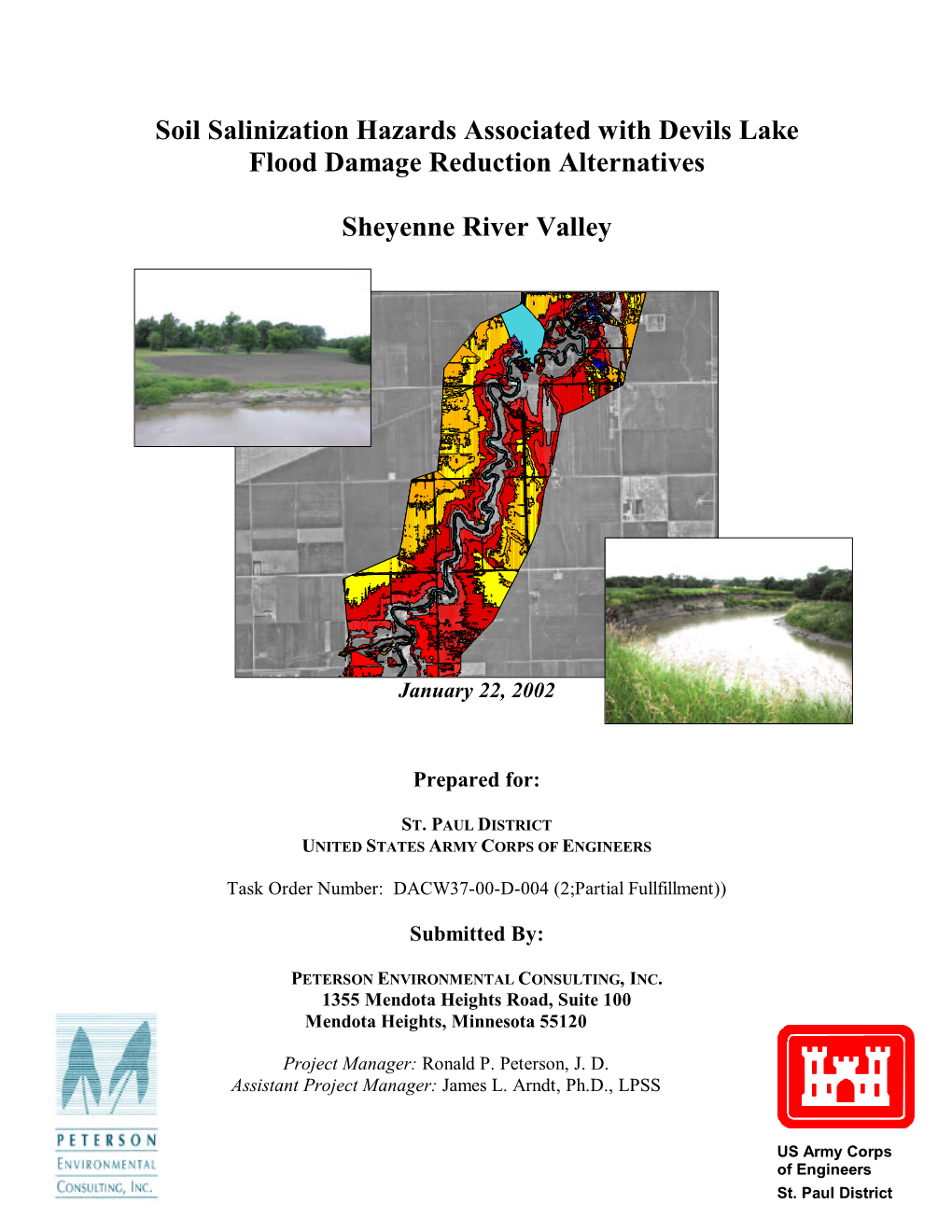 Soil Salinization Hazards Study Sheyenne River Valley