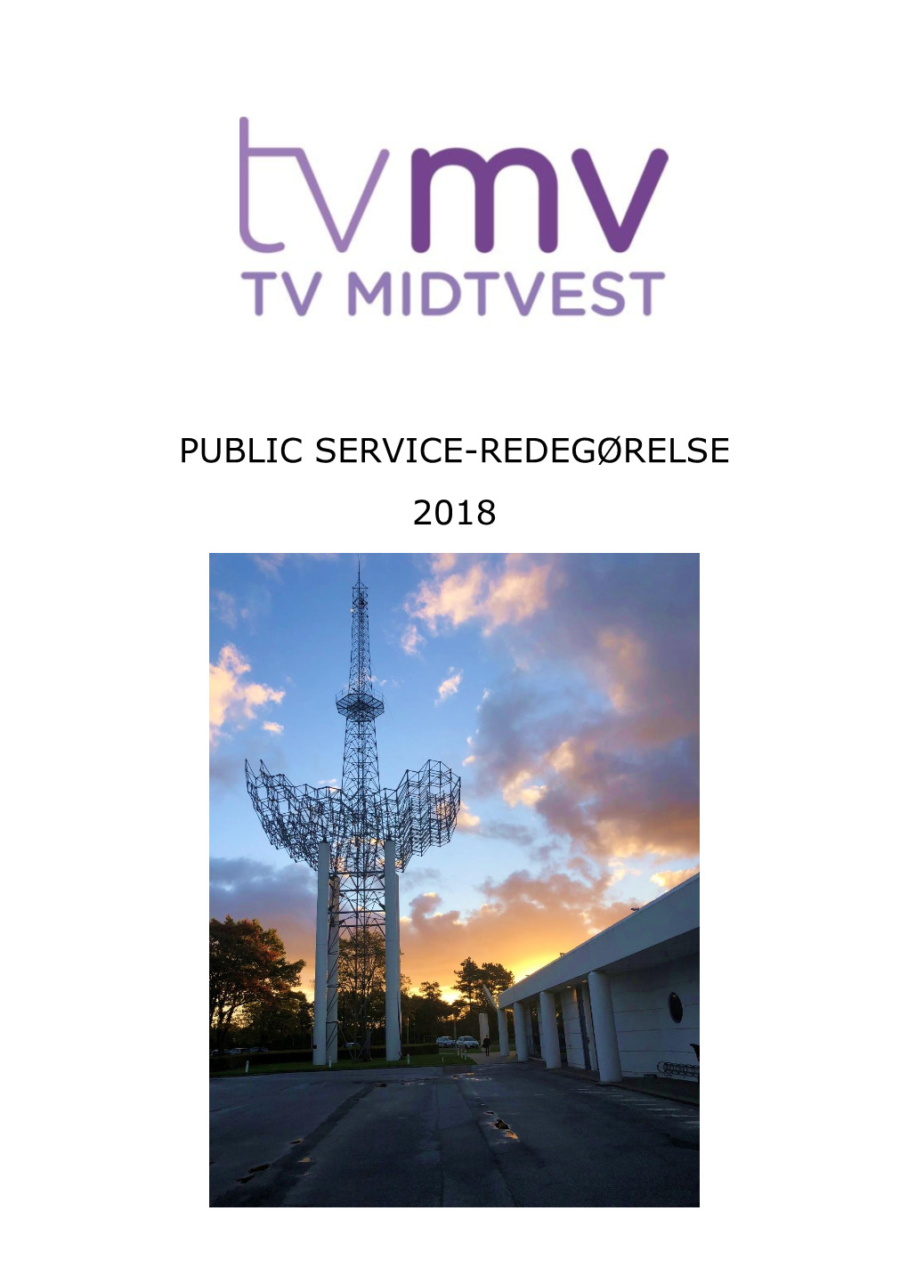 TV Midtvest Public Service-Redegørelse 2018