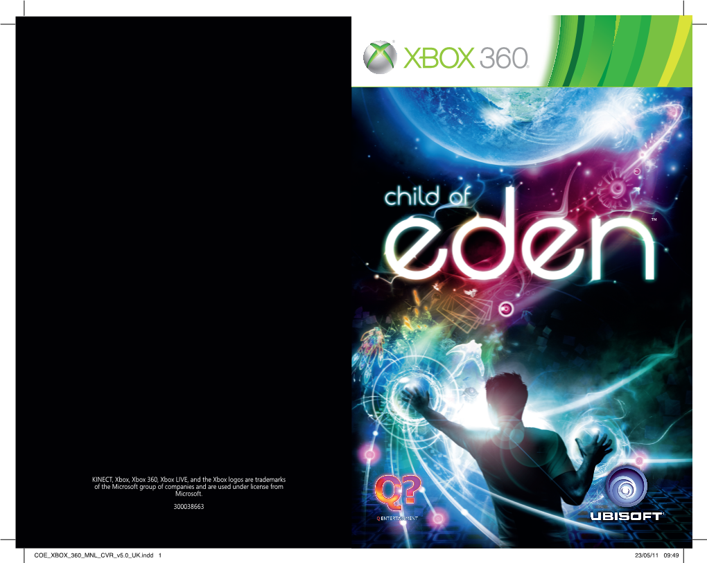 300038663 KINECT, Xbox, Xbox 360, Xbox LIVE, and the Xbox Logos Are