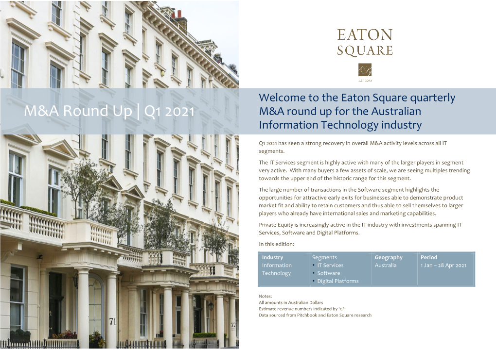 M&A Roundup-Q1-2021-Au IT