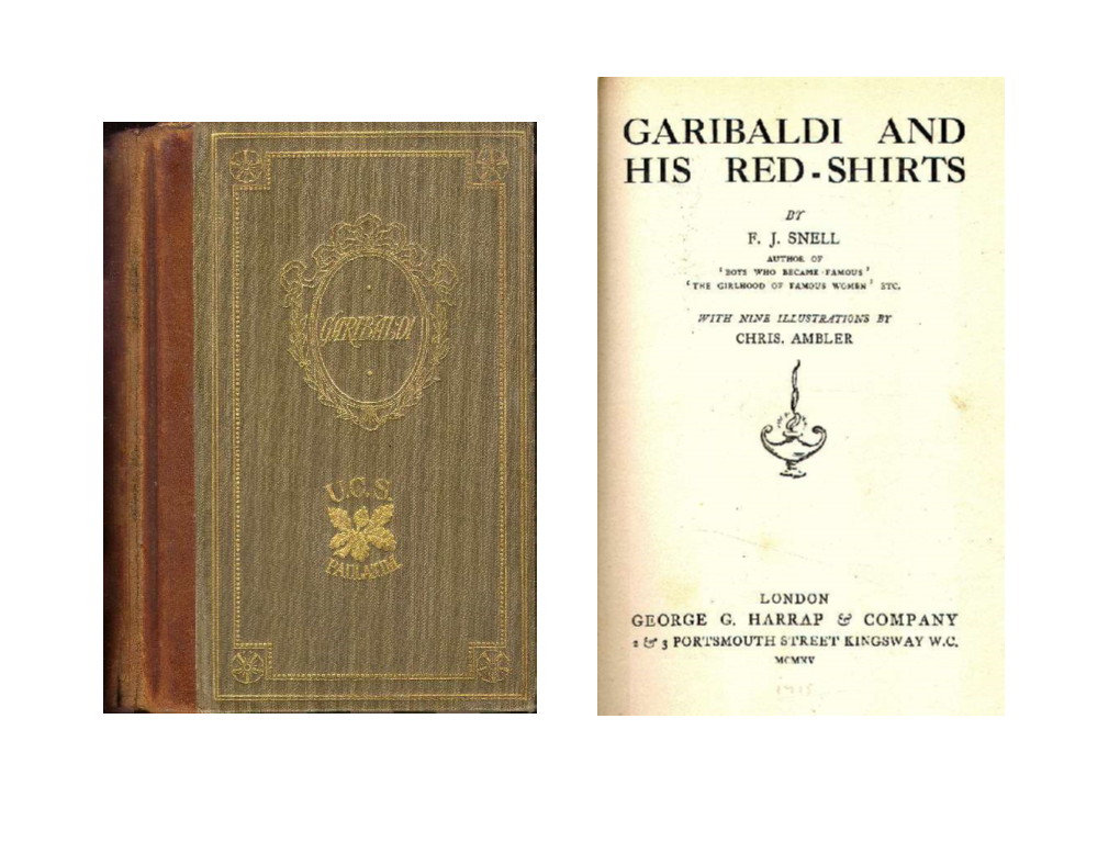 Garibaldi and His Red-Shirts
