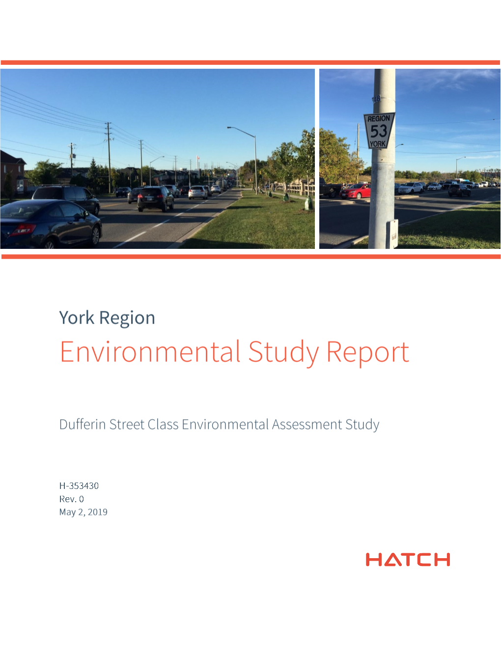 York Region Dufferin Street Class Environmental Assessment Study