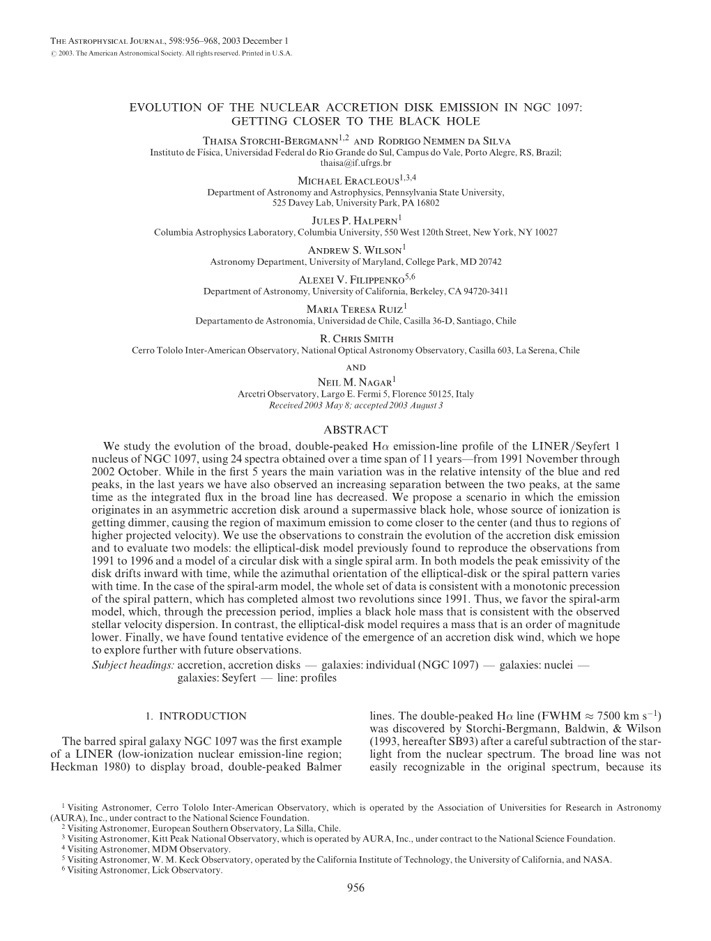 Evolution of the Nuclear Accretion Disk Emission In