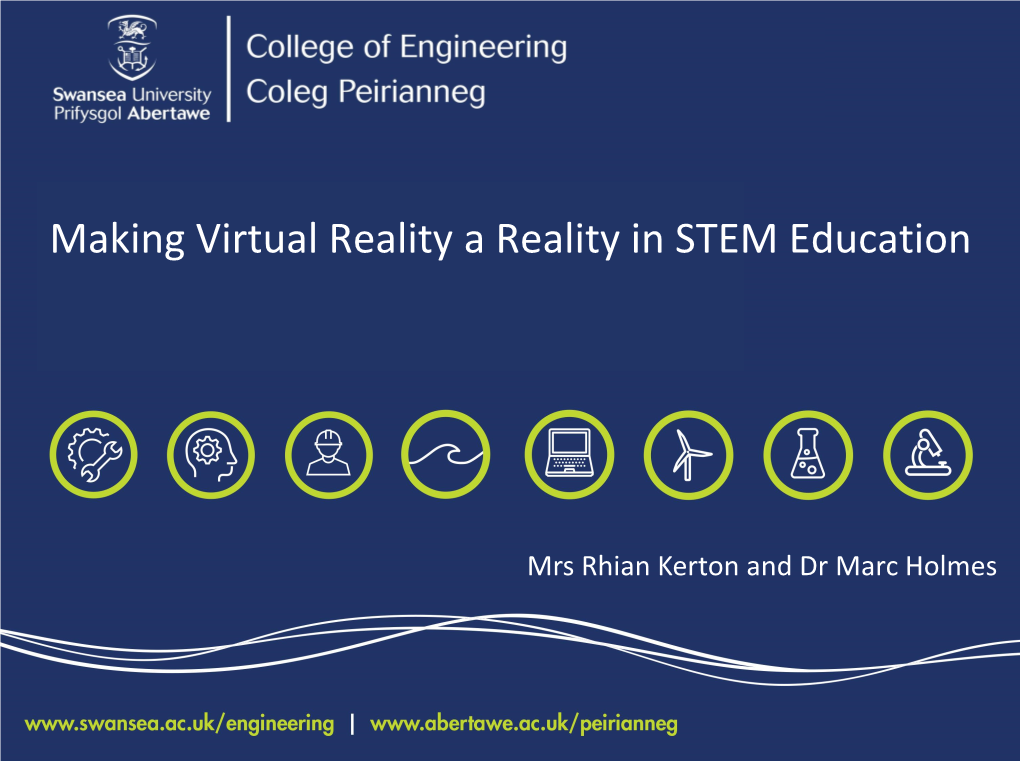 Making Virtual Reality a Reality in STEM Education