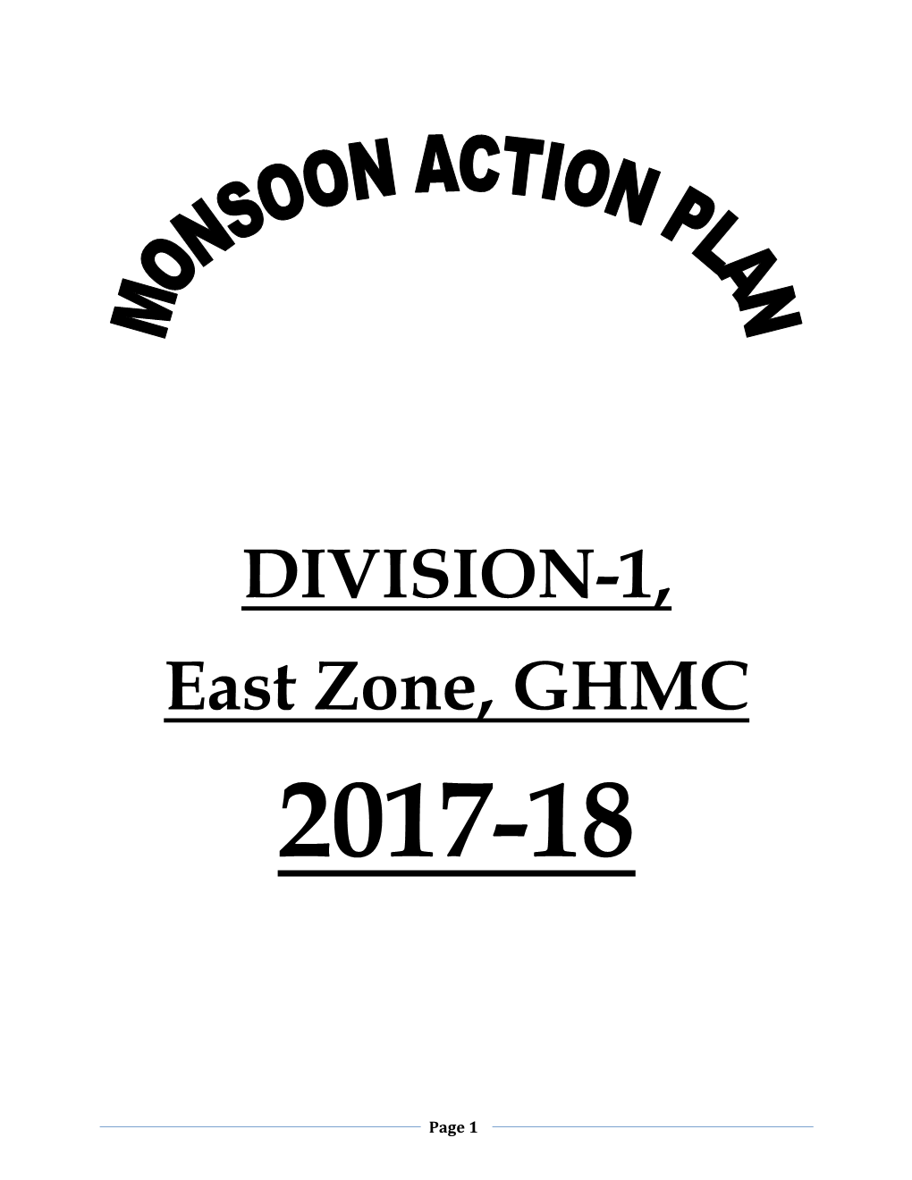 DIVISION-1, East Zone, GHMC 2017-18
