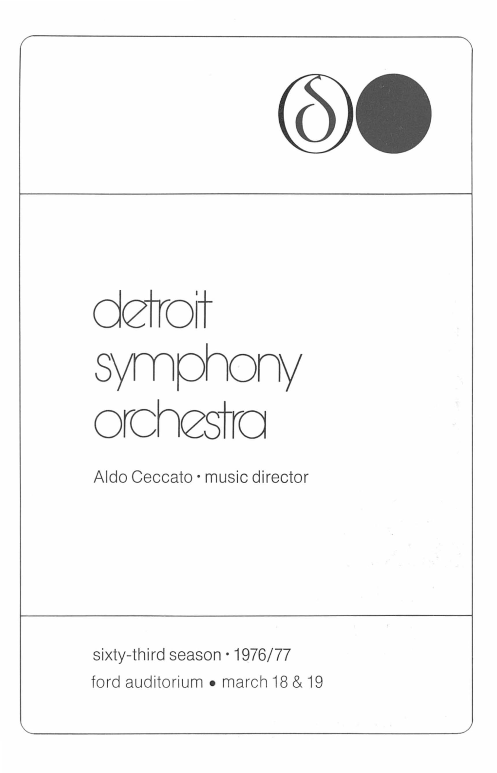 Detroit Symphony Orchestra