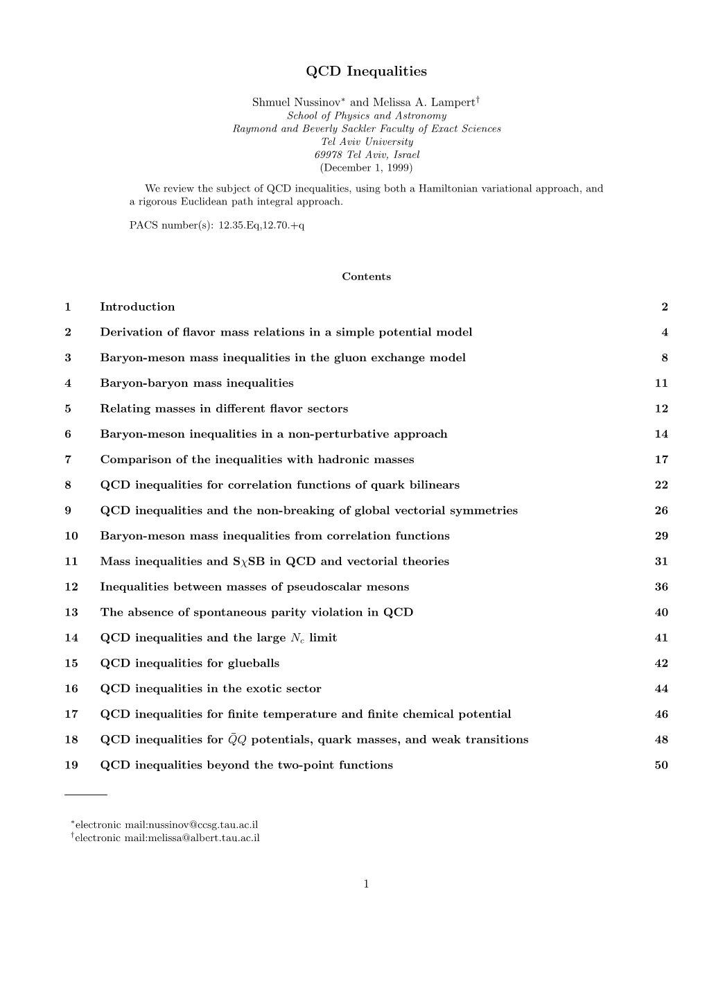 QCD Inequalities