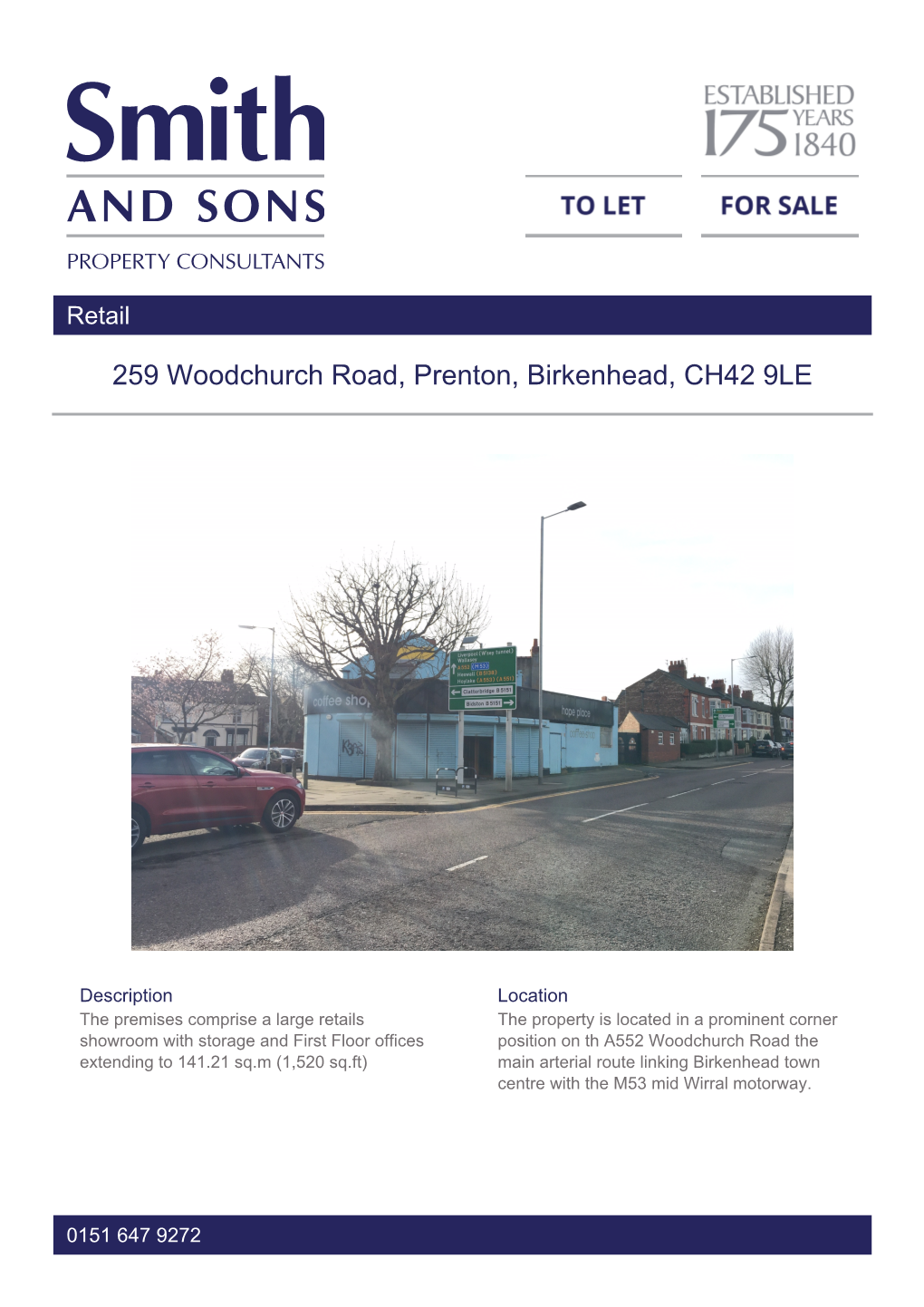 259 Woodchurch Road, Prenton, Birkenhead, CH42 9LE