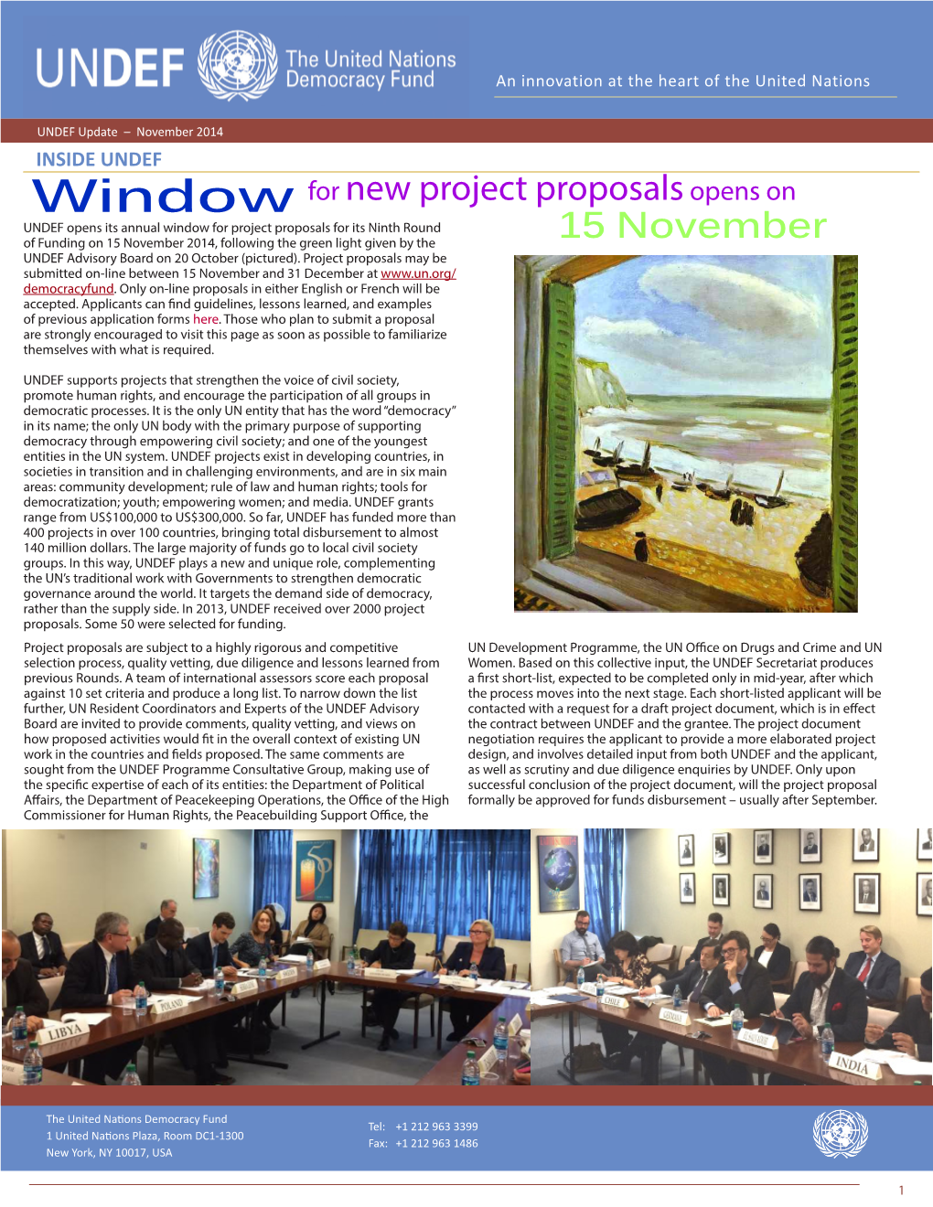 Click Here to Read the November 2014 Issue