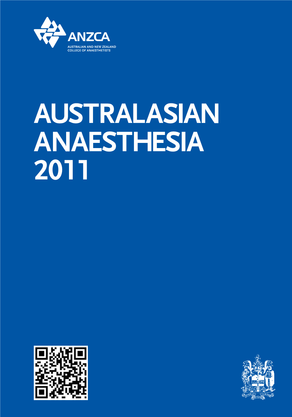 Australasian Anaesthesia 2011 Australasian Anaesthesia 2011