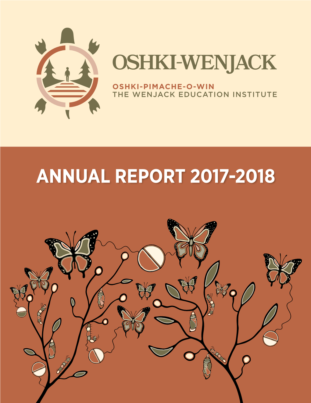 ANNUAL REPORT 2017-2018 B I Am Grateful to OSHKI-WENJACK for the New Opportunities and New Path It Has Taken Me