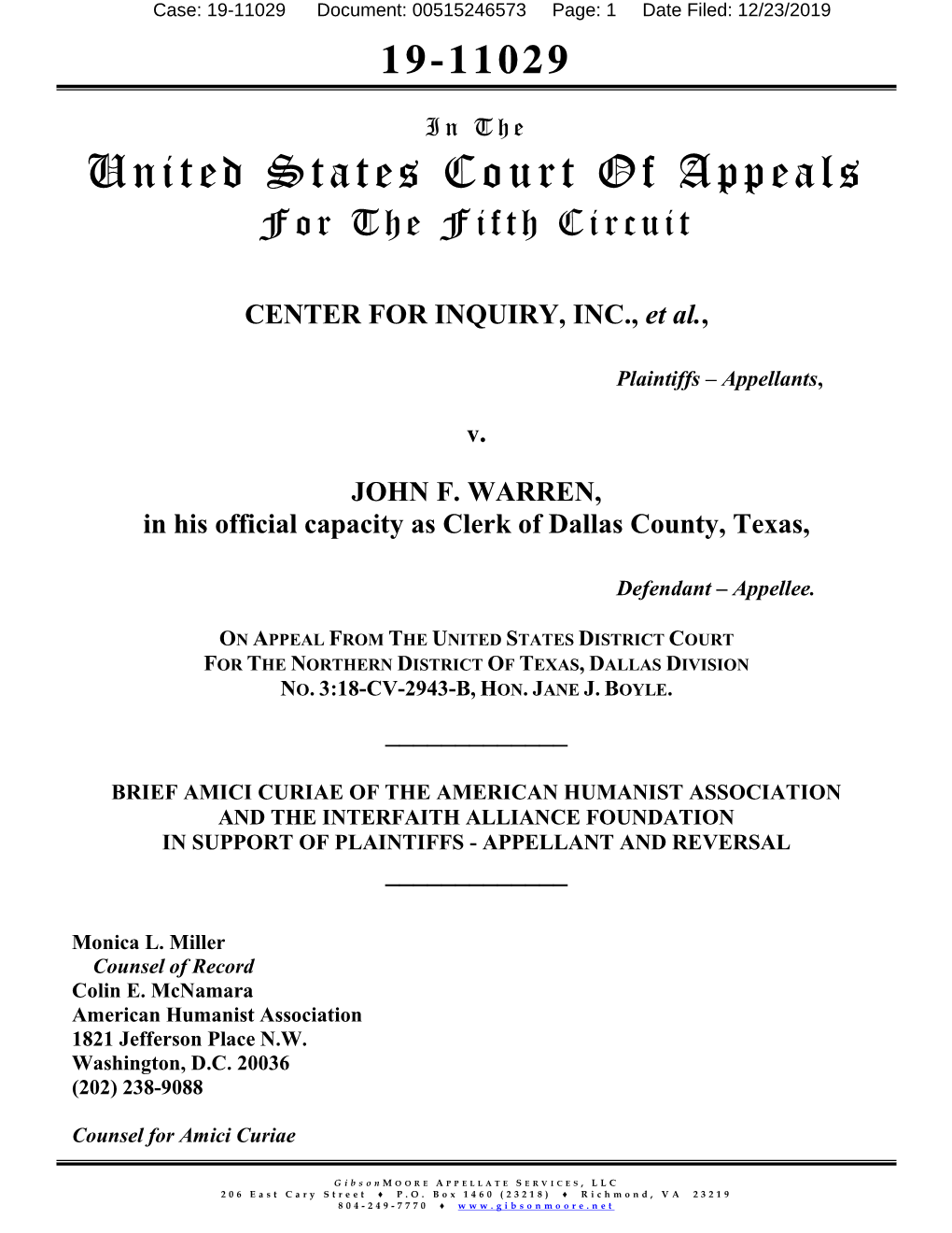 United States Court of Appeals for the Fifth Circuit