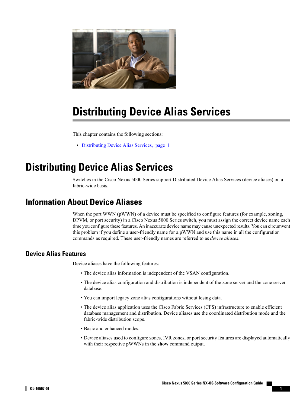 Distributing Device Alias Services
