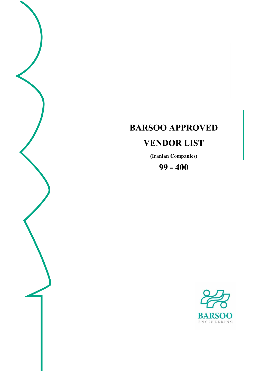 Barsoo Approved Vendor List 99