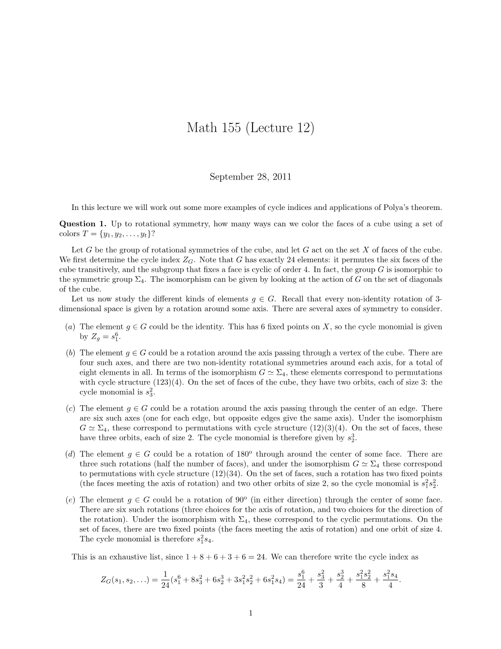 Math 155 (Lecture 12)