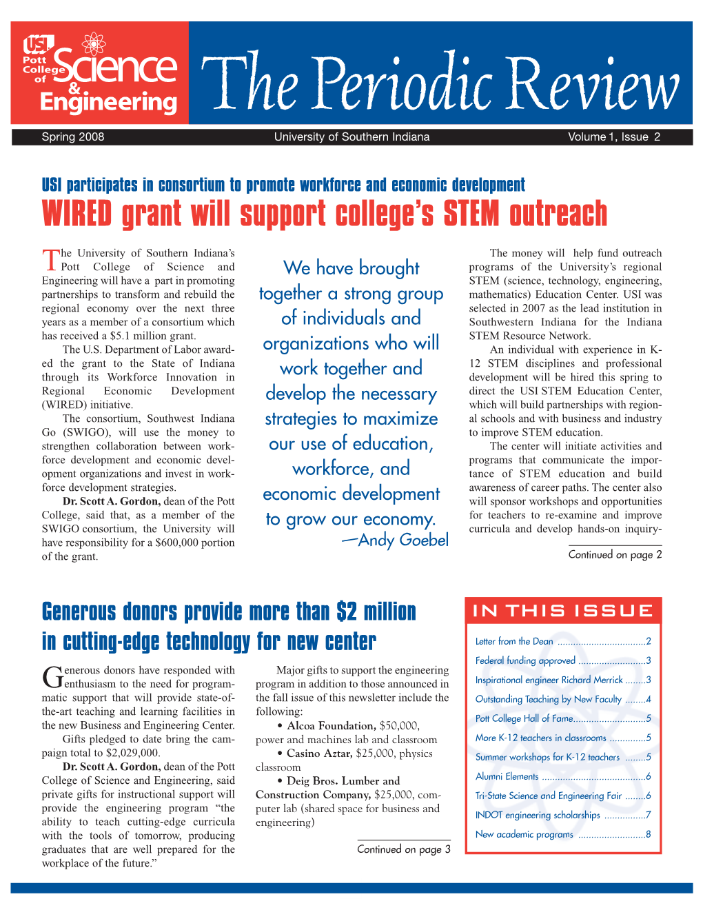 WIRED Grant Will Support College's
