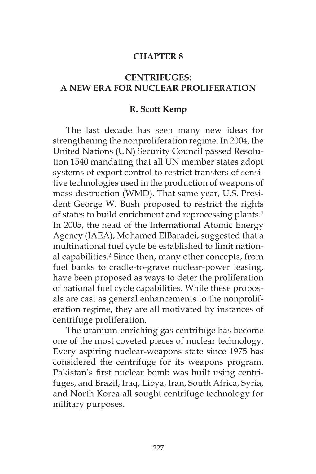 Movng Beyond Pretense: Nuclear Power and Nonproliferation