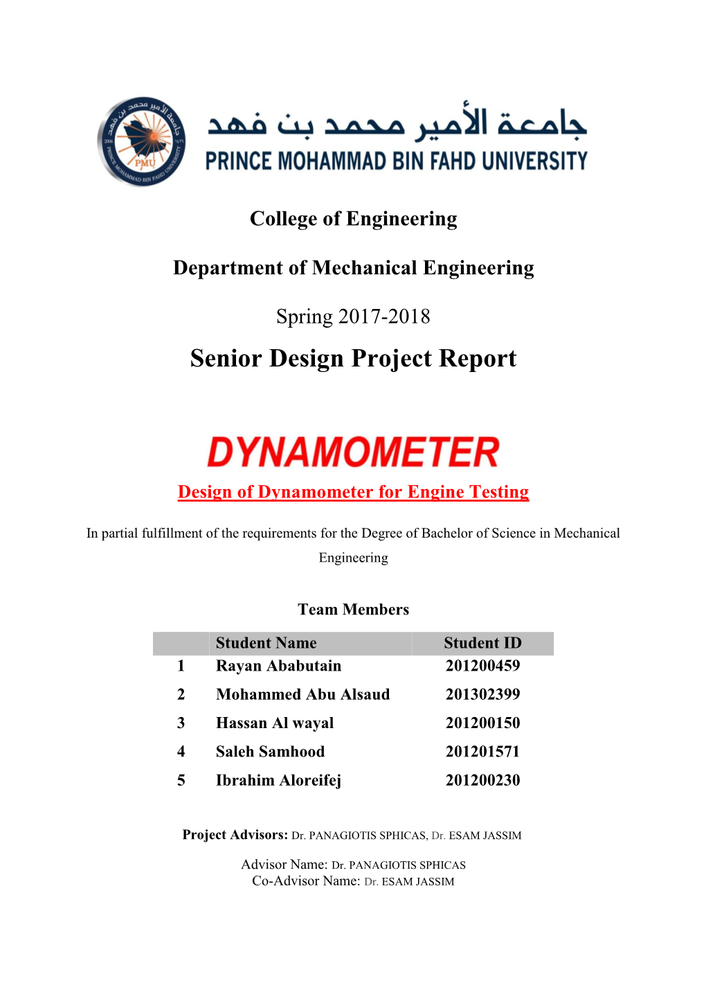 Design of Dynamometer for Engine Testing