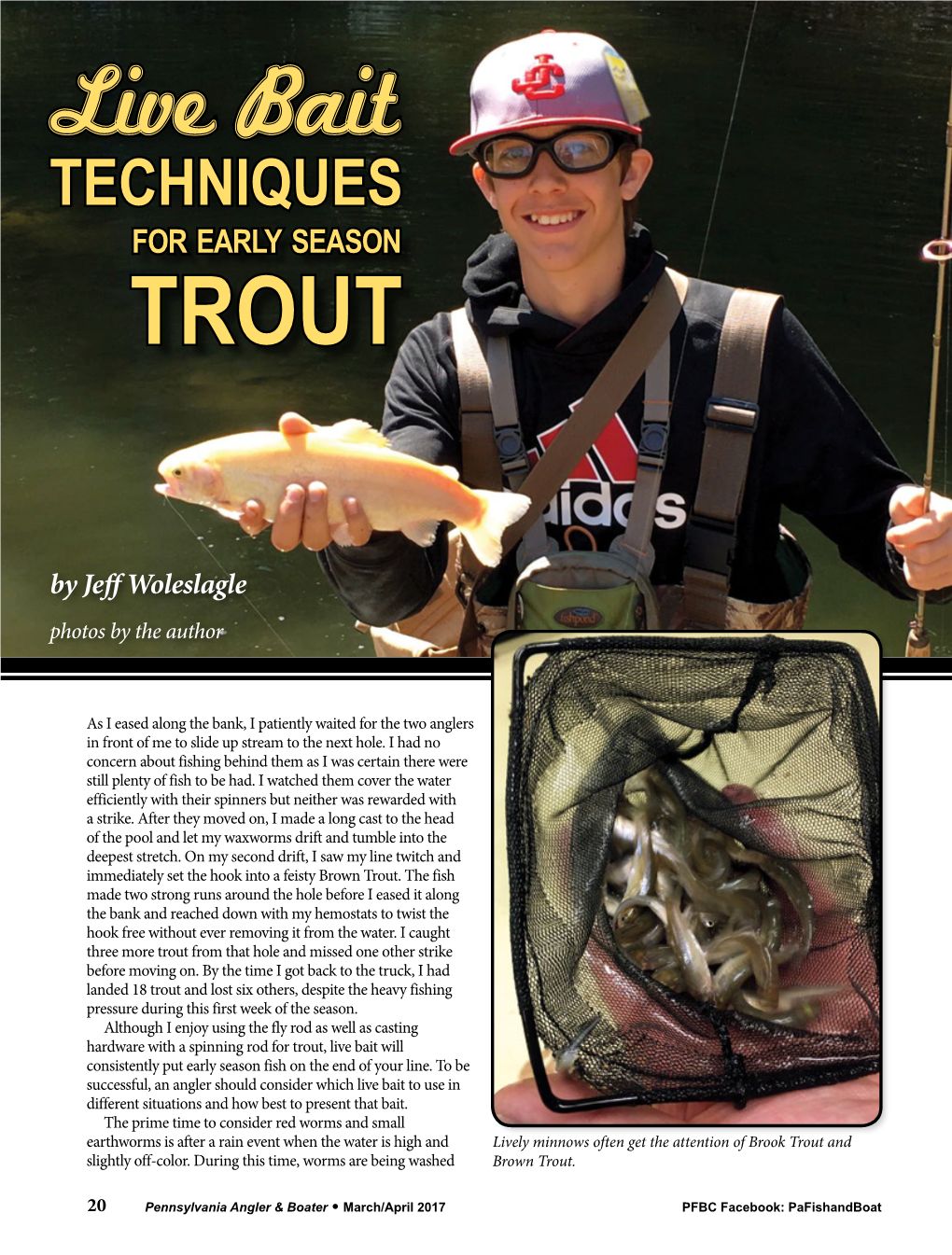 Live Bait TECHNIQUES for Early Season TROUT