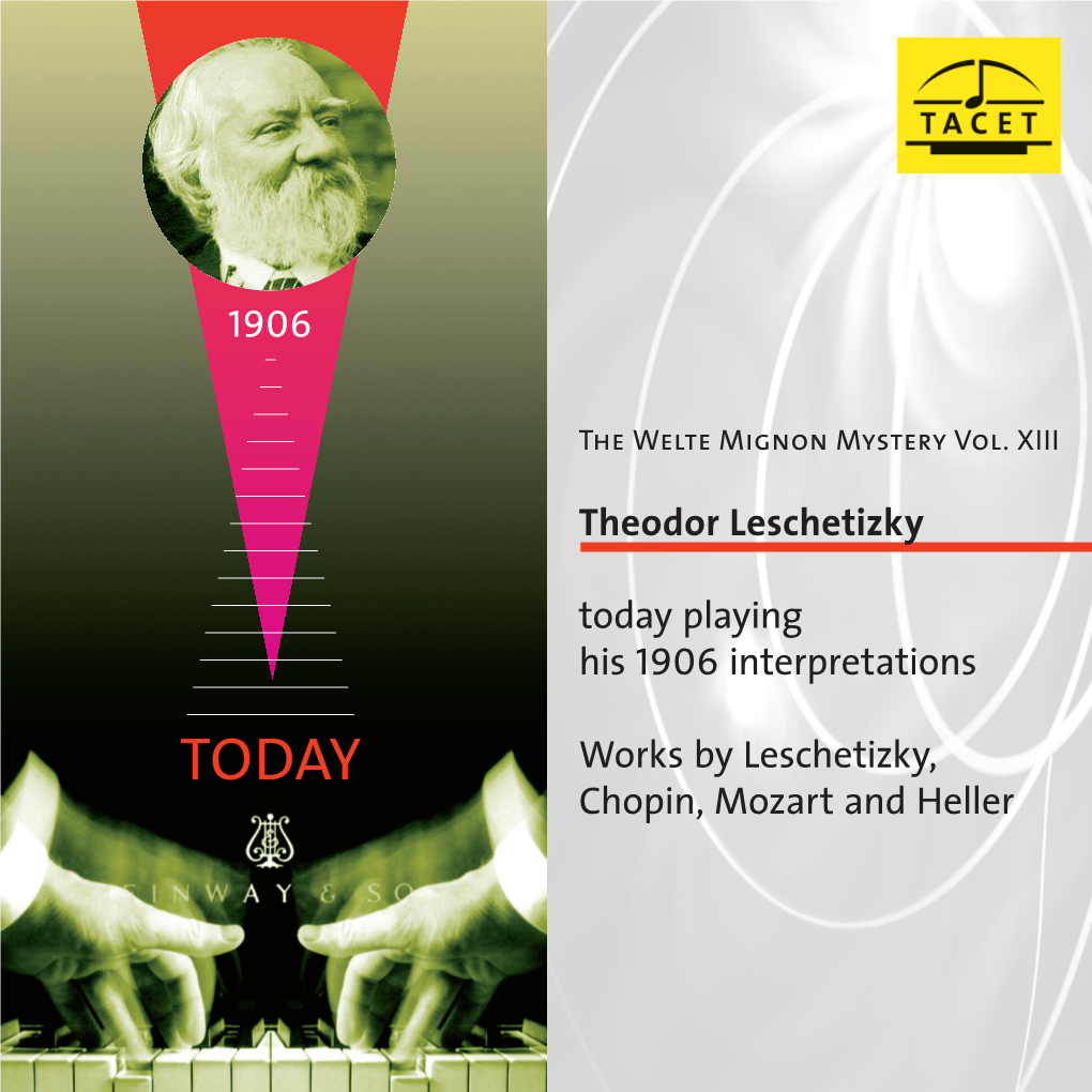 19131906 Theodor Leschetizky Today Playing His 1906