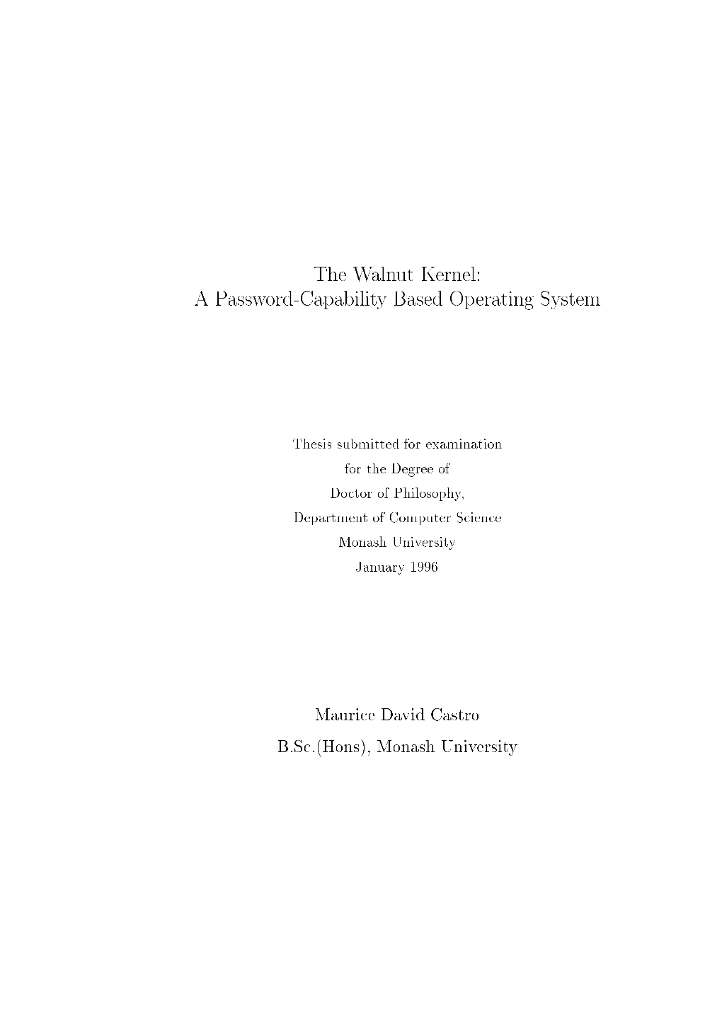 The Walnut Kernel