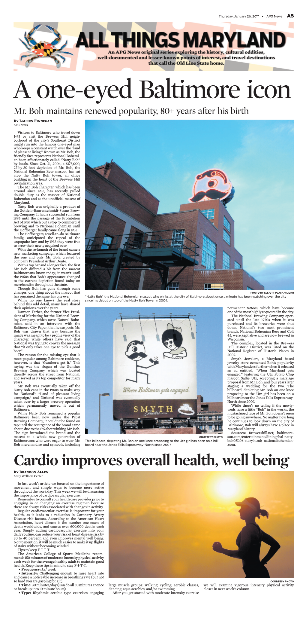 Cardio Improves Overall Health, Well Being by Brandon Allen Army Wellness Center