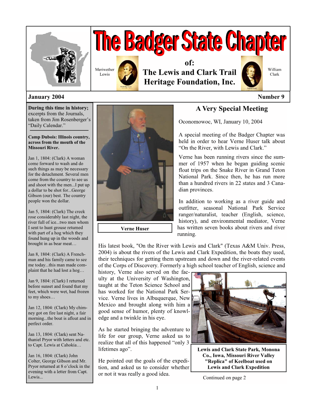 Newsletter 1-2004