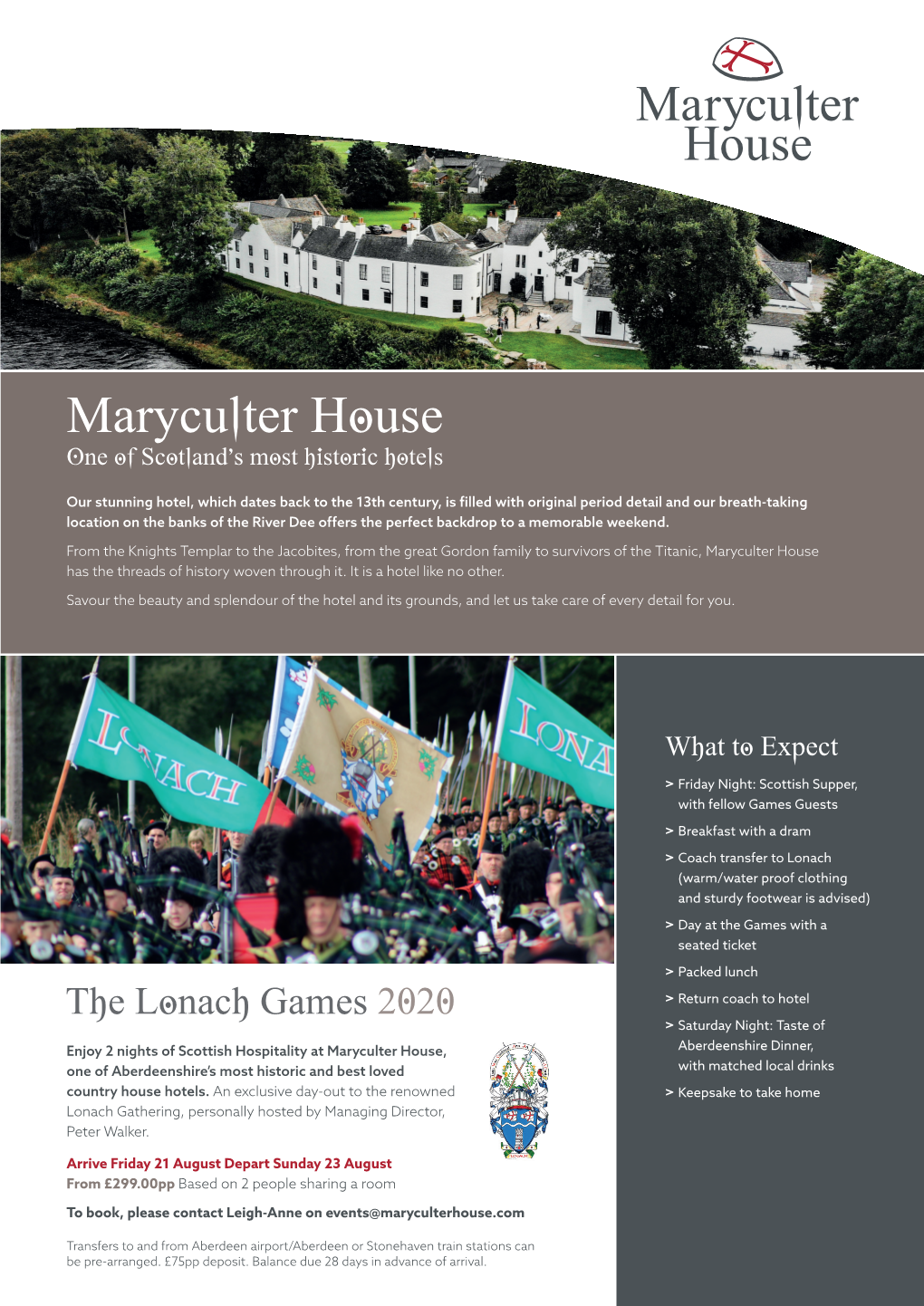 Maryculter House One of Scotland’S Most Historic Hotels