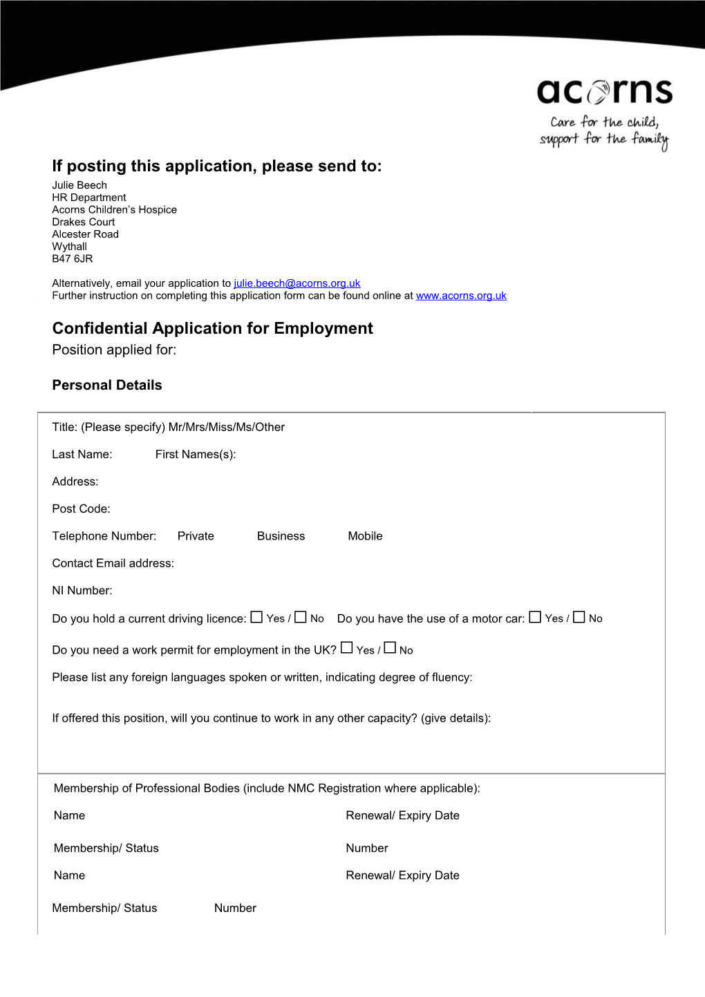 Position Applied For s4