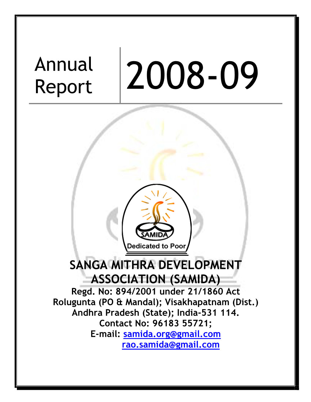 Annual Report 2008-09