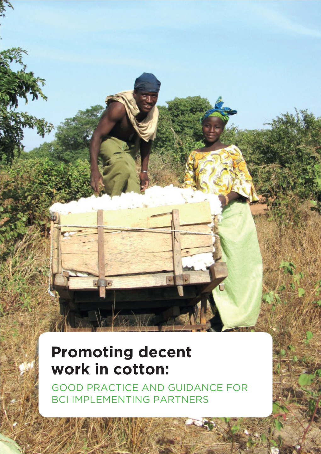 Promoting Decent Work in Cotton: GOOD PRACTICE and GUIDANCE for BCI IMPLEMENTING PARTNERS Foreword